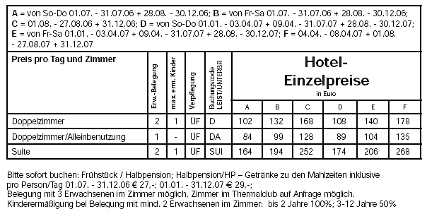 Preise f&uuml;r das Hesperia Balneario de Guitiriz