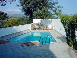 Der Pool des Ferienhauses Leto