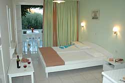 Schlafraum der Appartements Maistros
