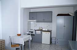 Die K&uuml;chenzeile der Triton Appartements