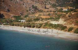 Der Strand in der N&auml;he der Triton Appartements