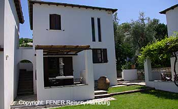 Ein Geb&auml;ude der Anlage Aeolos