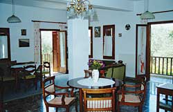 Aufenthaltsraum des Hotel Rodia