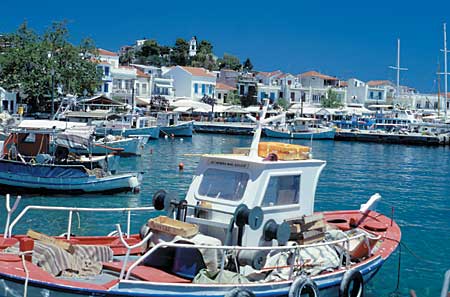 Hafen von Skiathos-Stadt