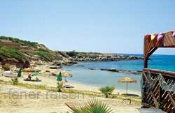 Der Strand des Balci Hotels auf Nordzypern