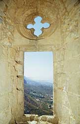 Blick von St. Hilarion auf Nordzypern