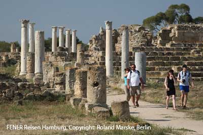 Salamis, Gymnasium und Therme