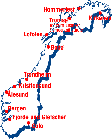Norwegenkarte