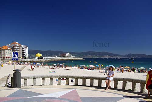 Strand in Galicien
