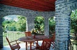 Terrasse der Villa