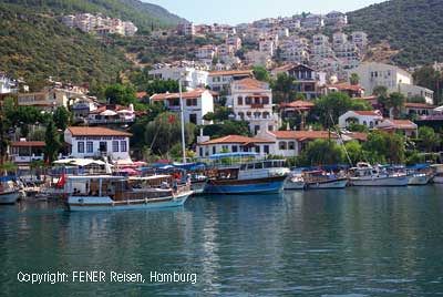 Der Ort Kas an der Lykischen K&uuml;ste