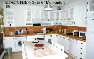 K&uuml;che einer der Villen in Kas