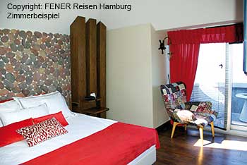 Zimmerbeispiel im Hotel Atik in &Uuml;nye an der t&uuml;rkischen Schwarzmeer-K&uuml;ste